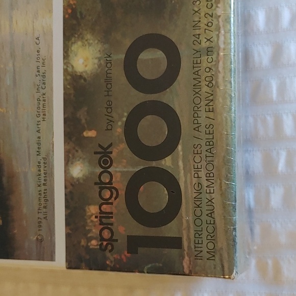 New Sealed Springbok Thomas Kinkade Lamplight Village Puzzle - Picture 3 of 9